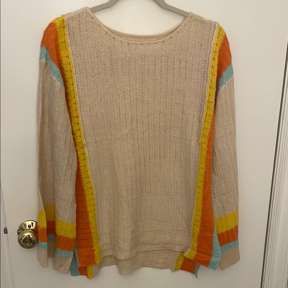 Colorful Striped Women's Sweater